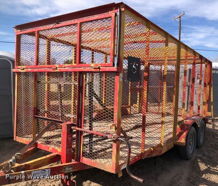 image for item DJ7282 2008 Norris utility trailer