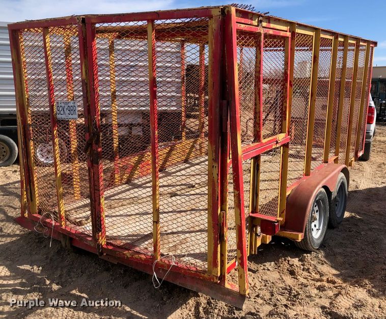 image for item DJ7282 2008 Norris utility trailer