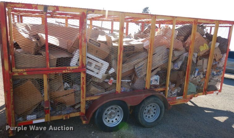 image for item DJ7282 2008 Norris utility trailer