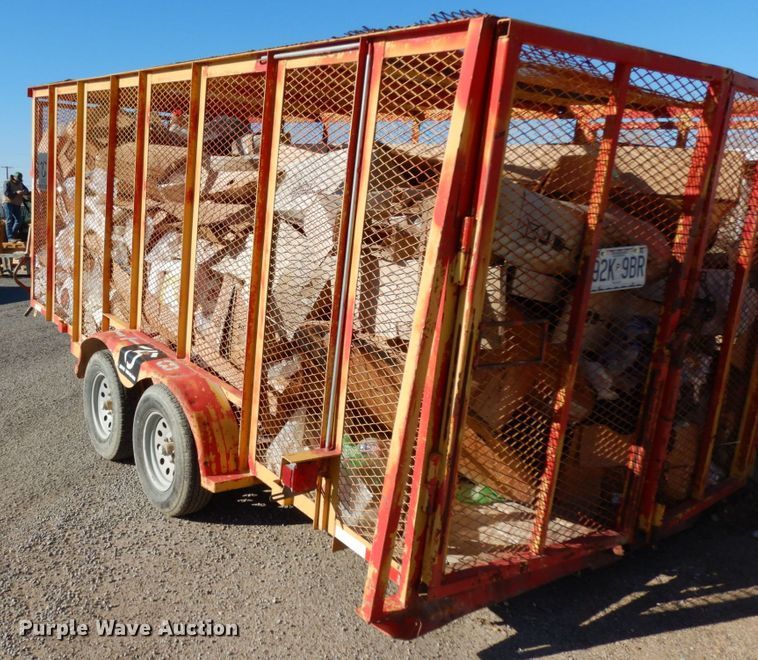 image for item DJ7282 2008 Norris utility trailer