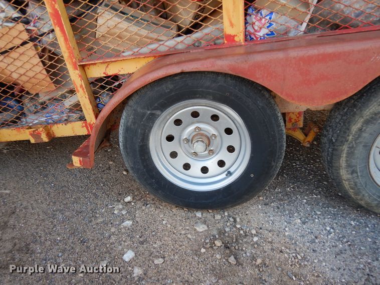 image for item DJ7282 2008 Norris utility trailer