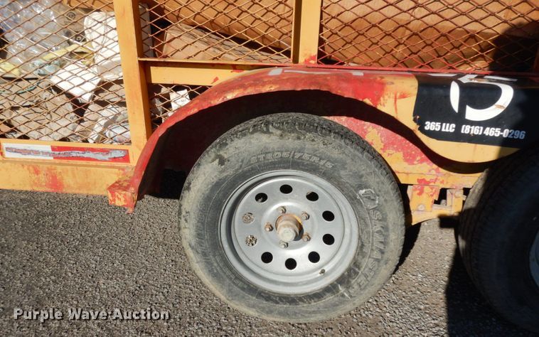 image for item DJ7282 2008 Norris utility trailer