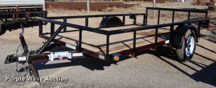 image for item DJ7283 2016 Texas Bragg utility trailer