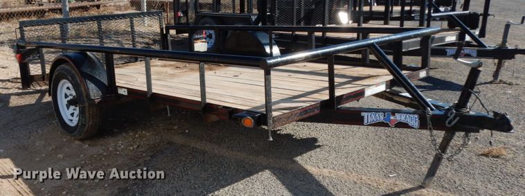 image for item DJ7283 2016 Texas Bragg utility trailer