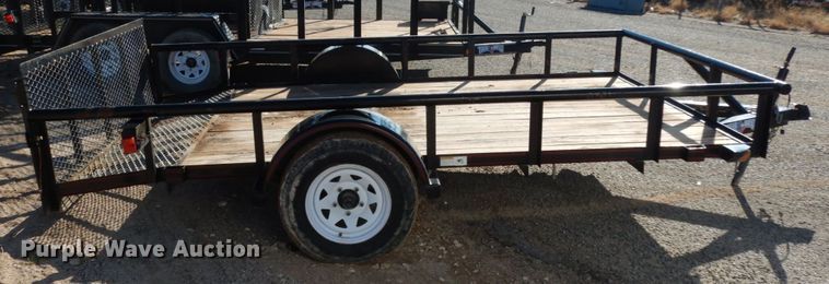 image for item DJ7283 2016 Texas Bragg utility trailer