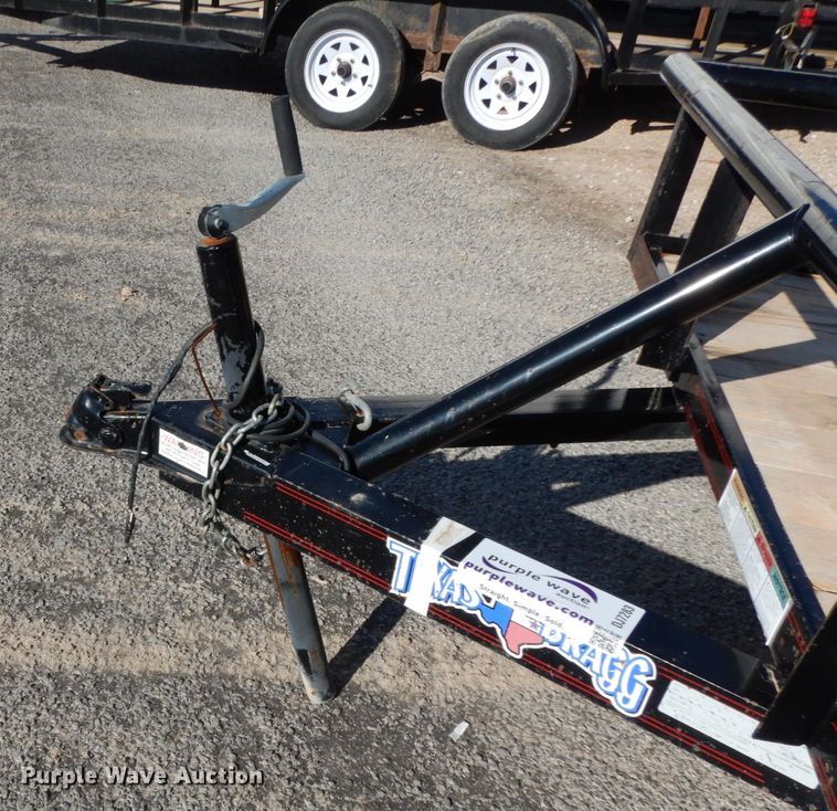 image for item DJ7283 2016 Texas Bragg utility trailer