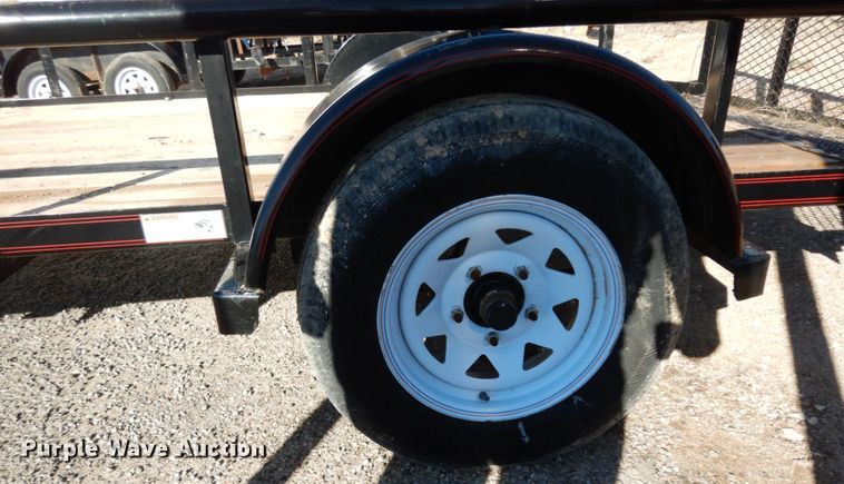 image for item DJ7283 2016 Texas Bragg utility trailer