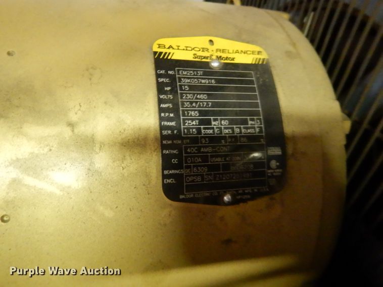 image for item DL2697 American RS153V120-E  air compressor