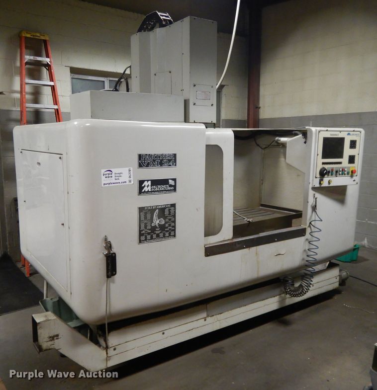 image for item DL2701 Milltronics VM24  Series B vertical machining center