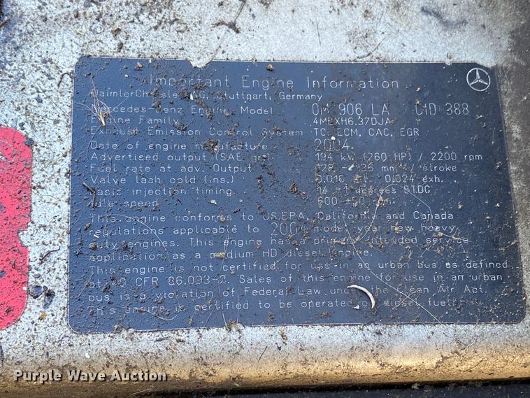 image for item EL9611 2005 Freightliner Champion  coach bus