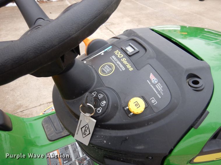 image for item FR9568 2019 John Deere E140  lawn mower