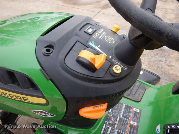 image for item FR9568 2019 John Deere E140  lawn mower