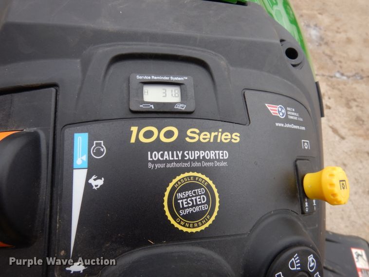 image for item FR9568 2019 John Deere E140  lawn mower