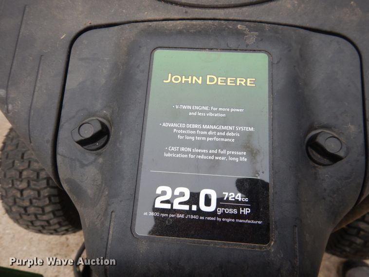image for item FR9568 2019 John Deere E140  lawn mower