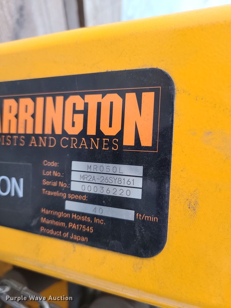 image for item FW9658 Straddle crane