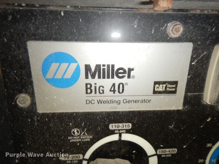 image for item GG9322 Miller Big 40  welder
