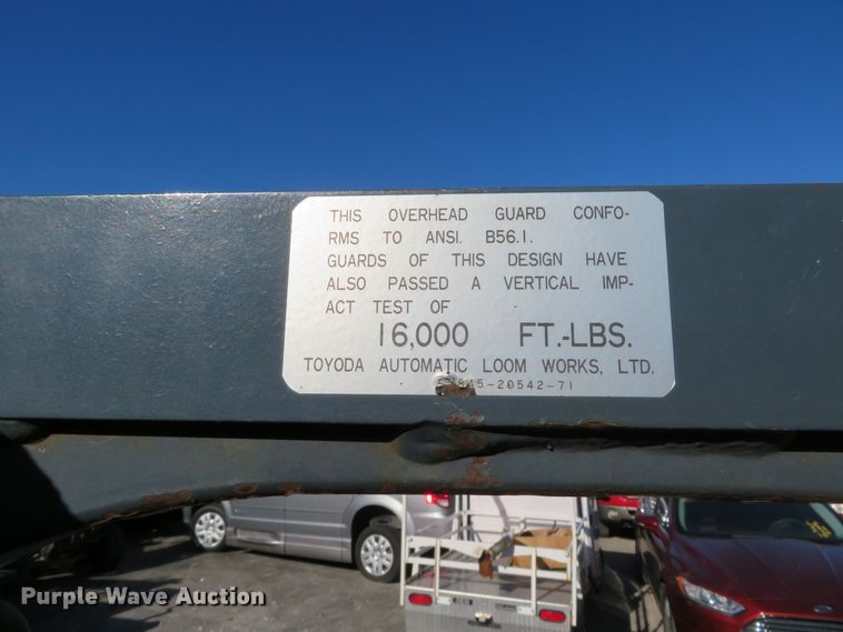 image for item GT9483 Toyota 5FBE18  forklift