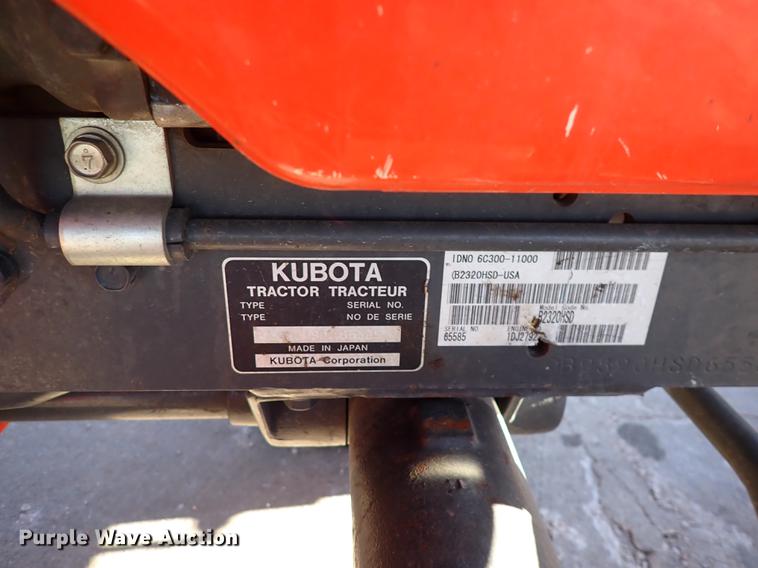 image for item HC9807 Kubota B2320HSD  MFWD tractor