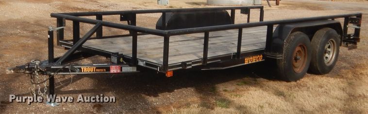 image for item HG9781 2018 Tiger utility trailer