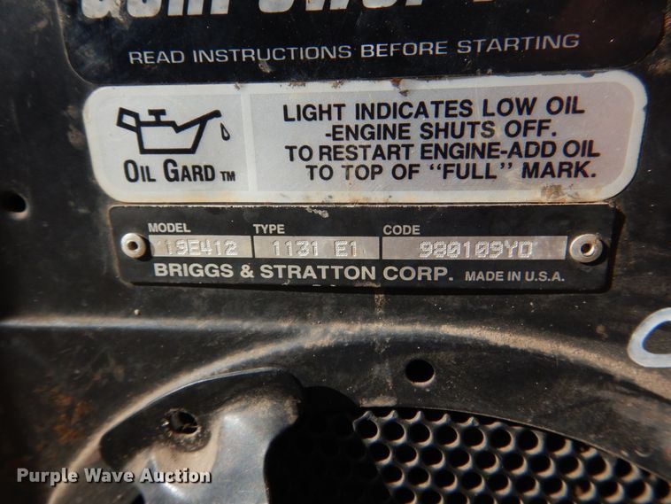 image for item HL9273 Briggs and Stratton GenPower 10.0  generator