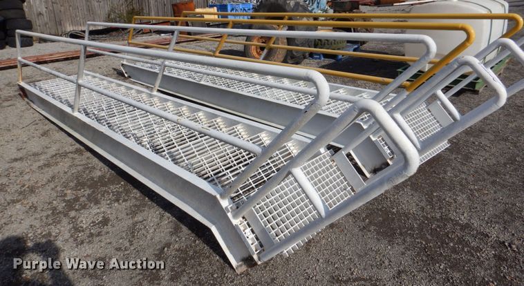 image for item HL9285 16'L x 35"W metal staircase