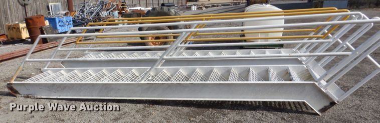 image for item HL9285 16'L x 35"W metal staircase