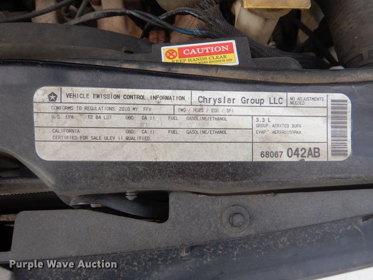 image for item HL9297 2010 Dodge Grand Caravan  van