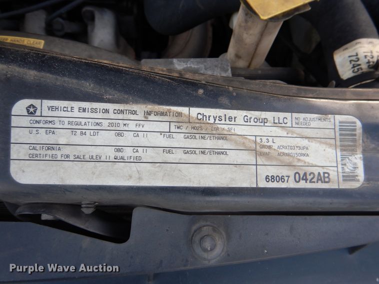 image for item HL9308 2010 Dodge Grand Caravan  van