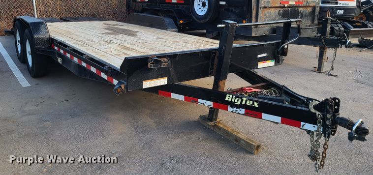 image for item HM9372 2017 Big Tex equipment trailer