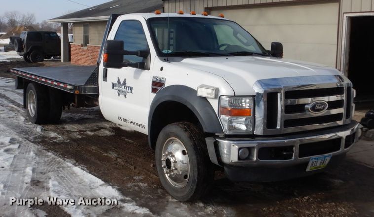 image for item HS9801 2009 Ford F450 Super Duty XLT  flatbed truck