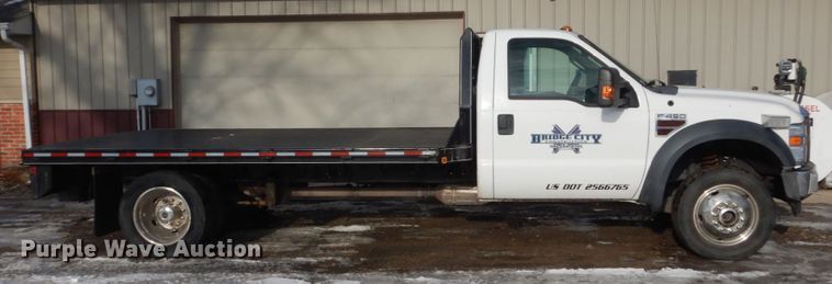 image for item HS9801 2009 Ford F450 Super Duty XLT  flatbed truck