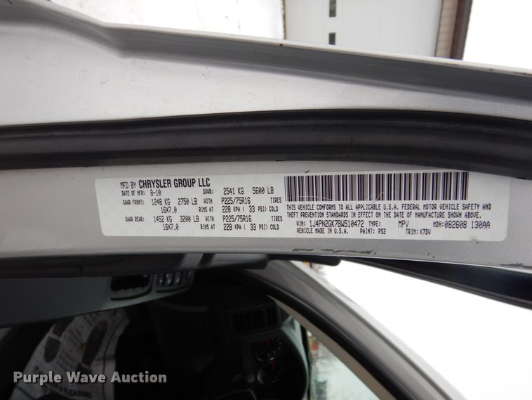 image for item HS9820 2011 Jeep Liberty  SUV