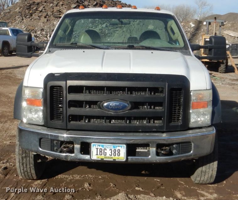 image for item HU9854 2008 Ford F450 Super Duty  flatbed truck