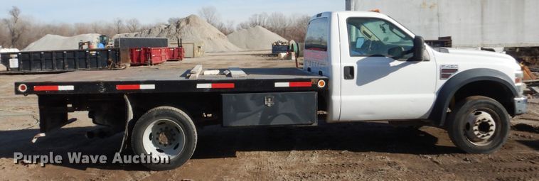 image for item HU9854 2008 Ford F450 Super Duty  flatbed truck