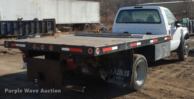 image for item HU9854 2008 Ford F450 Super Duty  flatbed truck