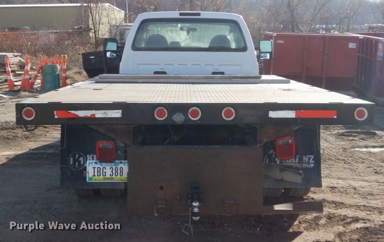 image for item HU9854 2008 Ford F450 Super Duty  flatbed truck