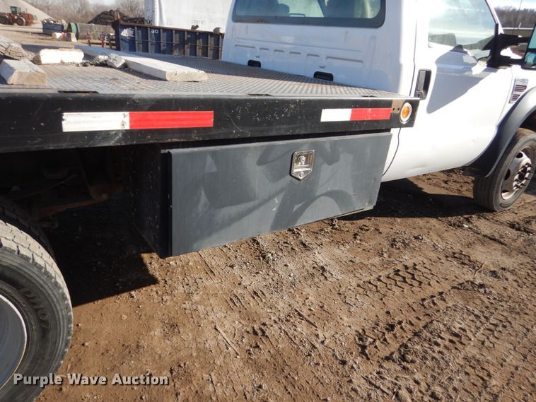 image for item HU9854 2008 Ford F450 Super Duty  flatbed truck