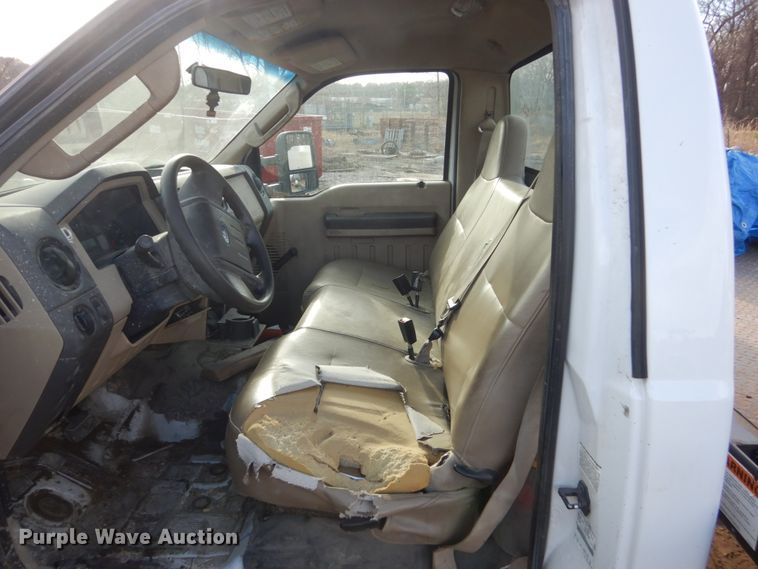 image for item HU9854 2008 Ford F450 Super Duty  flatbed truck