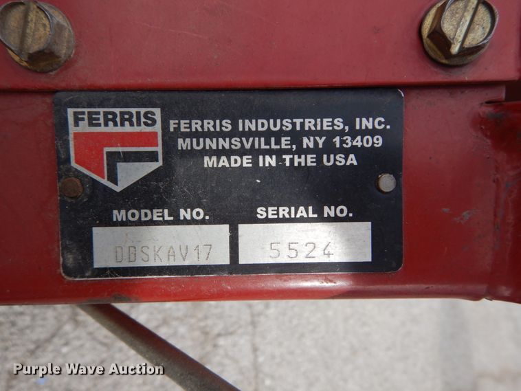 image for item HV9594 Ferris DDSKAV17  commercial turf mower
