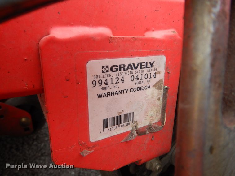 image for item HV9597 Gravely 994124  commercial turf mower
