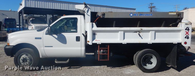 image for item HV9608 2002 Ford F550  dump truck