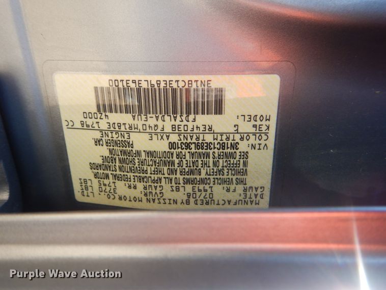 image for item HY9970 2009 Nissan Versa