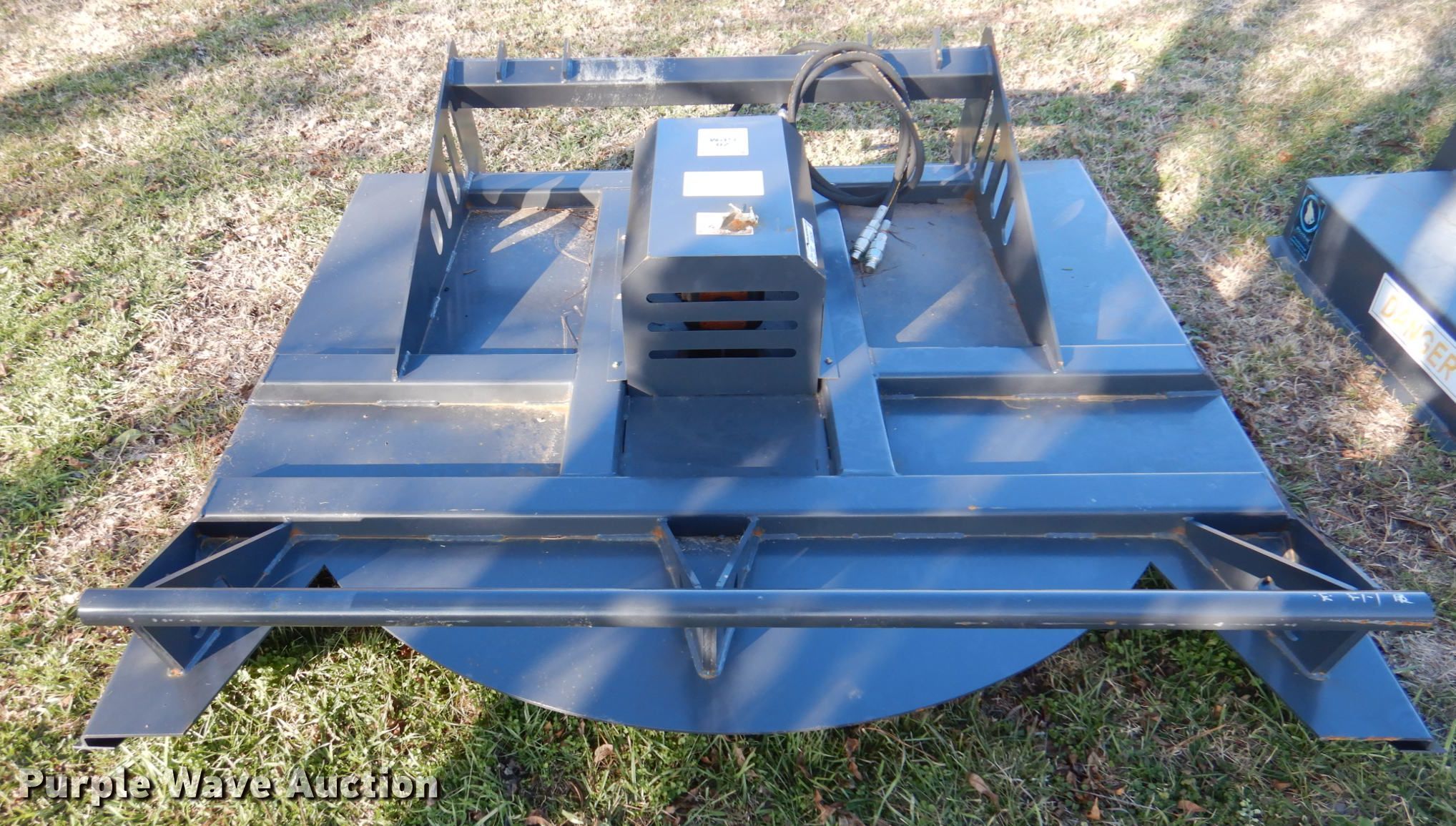 JCT skid steer mower in Ramona, OK Item GG9250 sold Purple Wave