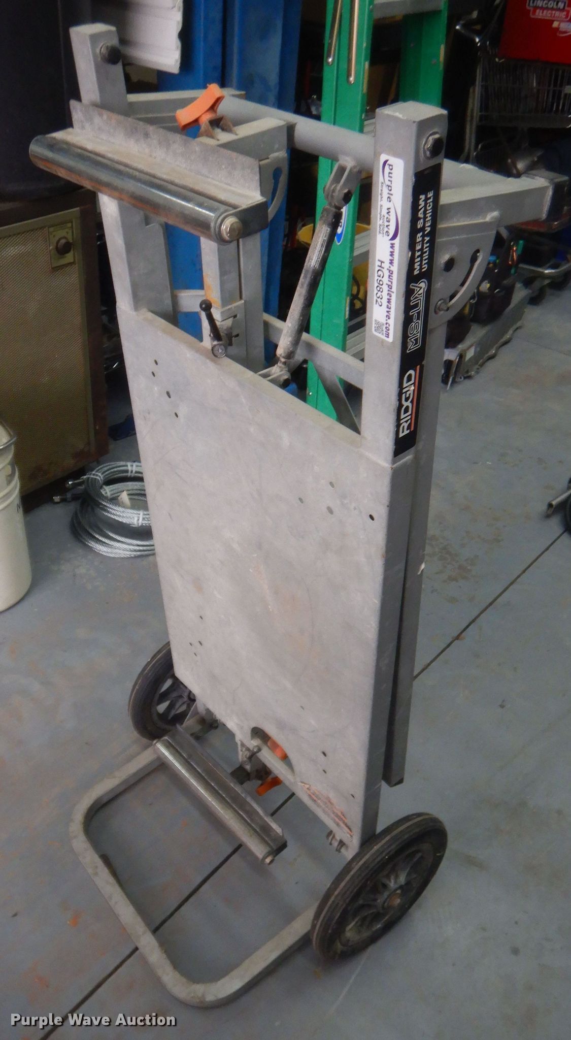 Ridgid AC99400 miter saw stand in Blanchard, OK Item HG9832 sold