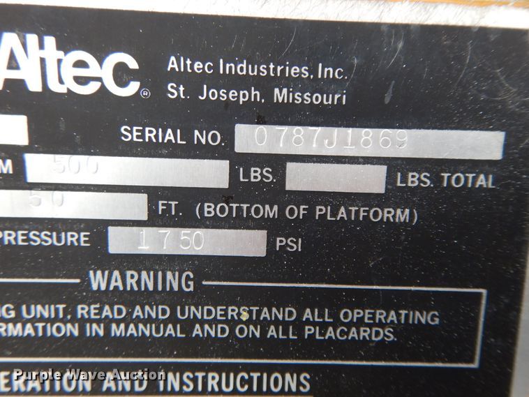 image for item DF6366 1995 GMC TopKick  bucket truck