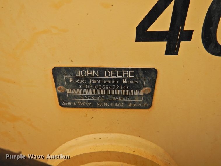 image for item DG1611 2005 John Deere 310SG  backhoe