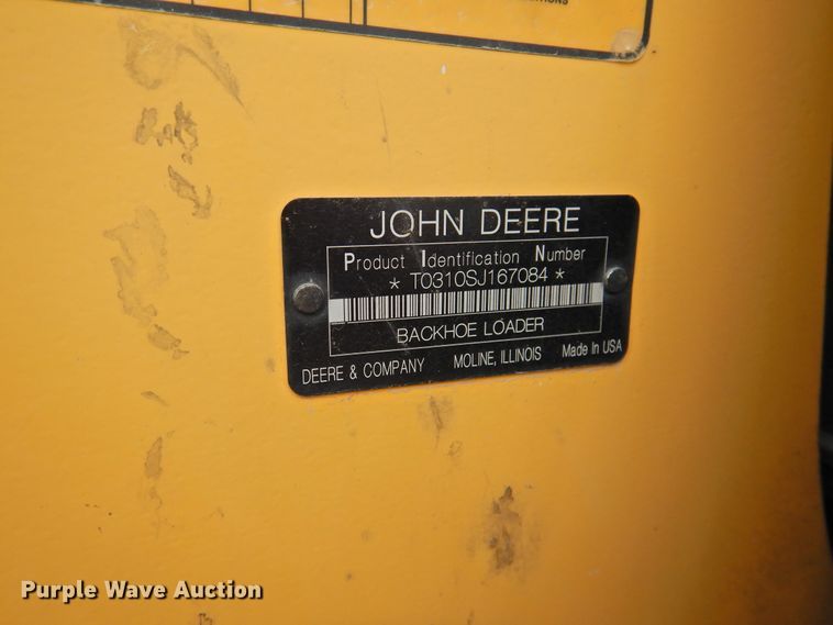 image for item DG1629 2008 John Deere 310SJ  backhoe
