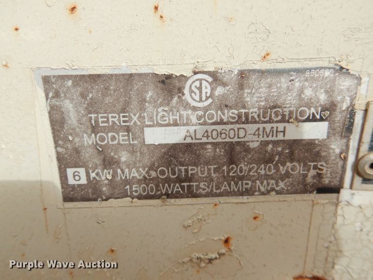 image for item DG8407 Terex AL4060D-4MH  light plant
