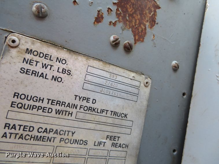 image for item DH0649 1995 Gehl 883  telehandler