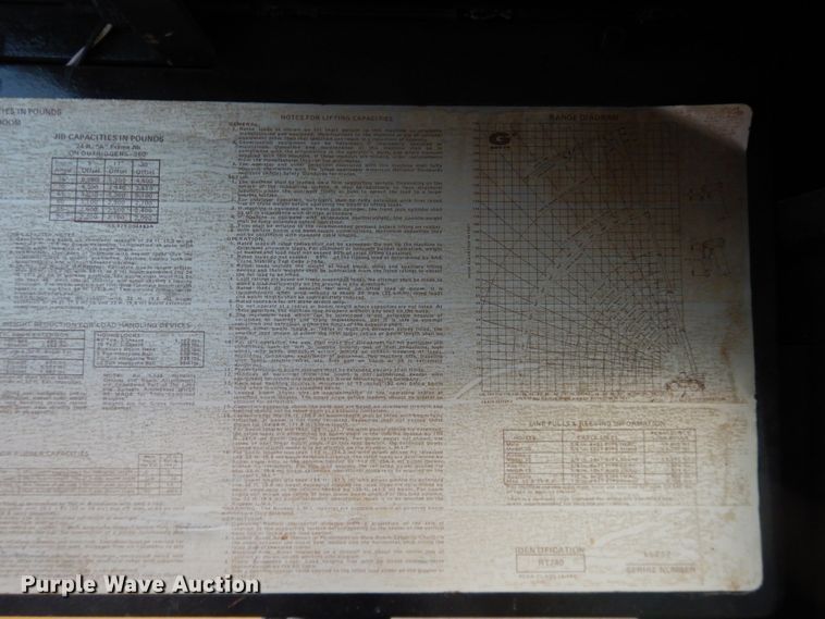 image for item DI3684 1983 Grove RT740  crane